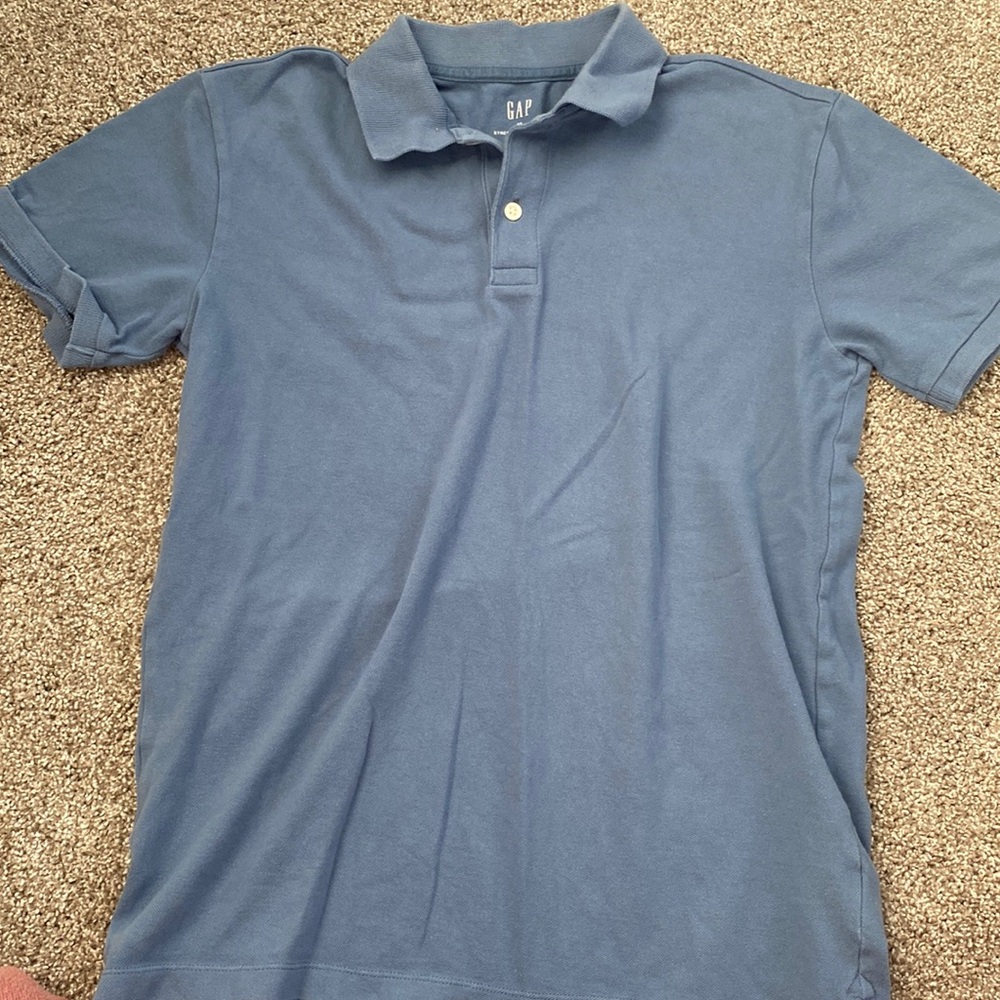Blue gap polo